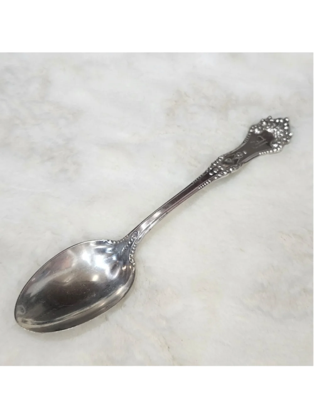English Sterling Silver Antique Spoon marked J, ArA